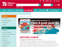 Tablet Screenshot of histoire-junior.fr